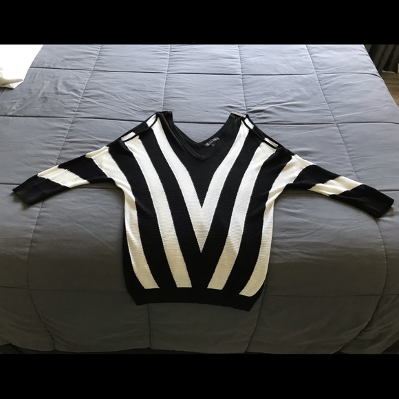 INC Cold Shoulder Top - Picture 2 of 4